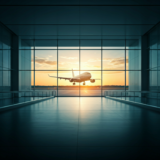 Sophisticated architecture of a modern global transit hub, symbolizing professional mobility and high-tier consulting.